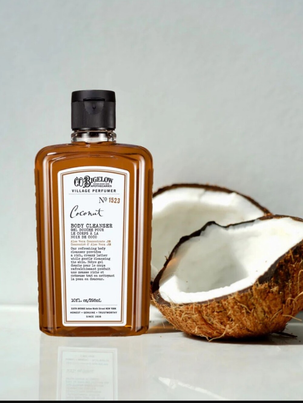 NEW CO Bigelow Coconut Body Wash 10oz